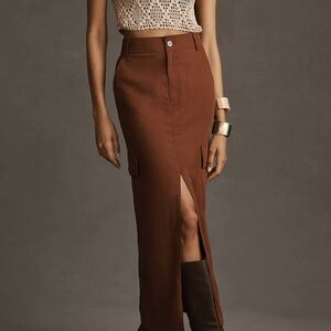 Moon River Cargo Midi Skirt & Top SET
